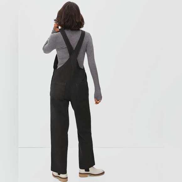 Everlane The Canvas Overalls in black - Picture 3 of 7